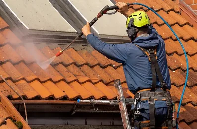 Démoussage et hydrofuge de toiture à Orx